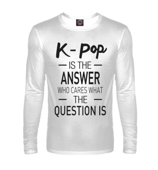 Мужской лонгслив K-pop