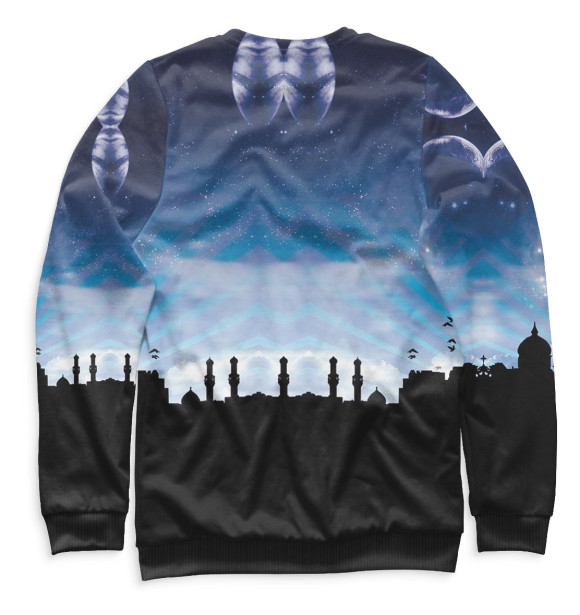 Женский свитшот с изображением Ислам цвета Белый