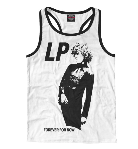 Мужская майка-борцовка с притом Laura Pergolizzi цвета Белый Мужская майка-борцовка с изображением Laura Pergolizzi цвета Белый