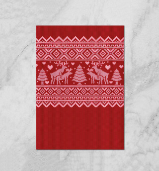 лесные танцы (красный)