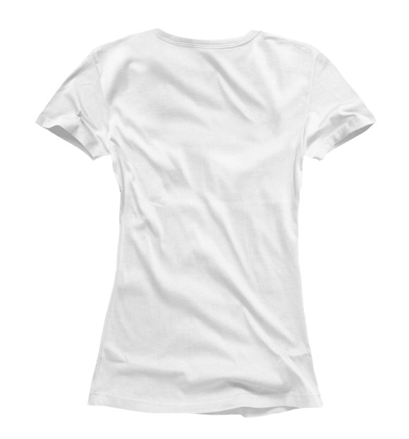 Женская футболка с изображением модель цвета Белый