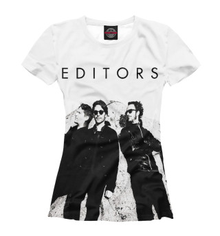 Женская футболка Editors