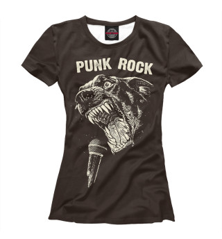 Женская футболка Punk rock