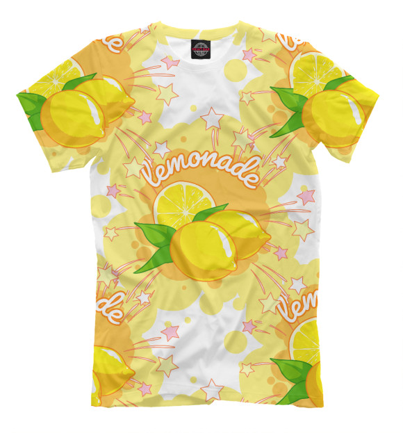 Мужская футболка с изображением Lemonade цвета Молочно-белый