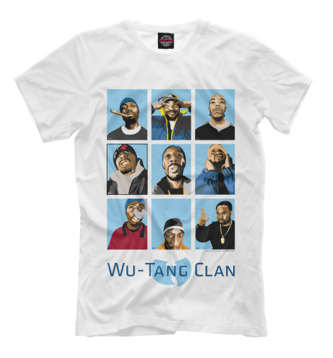 

Футболки Print Bar, Молочно-белый, Wu-Tang Clan