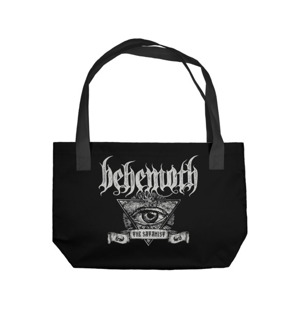 Пляжная сумка с изображением Behemoth цвета 