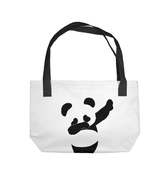 Пляжная сумка с изображением Панда цвета 