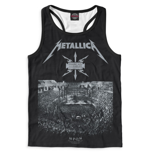 

Майки борцовки Print Bar, Белый, Metallica