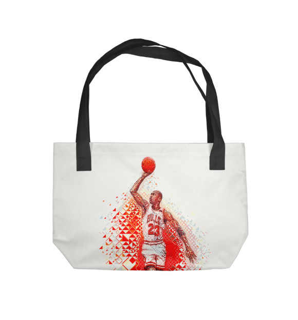 Пляжная сумка с изображением Майкл Джордан цвета 