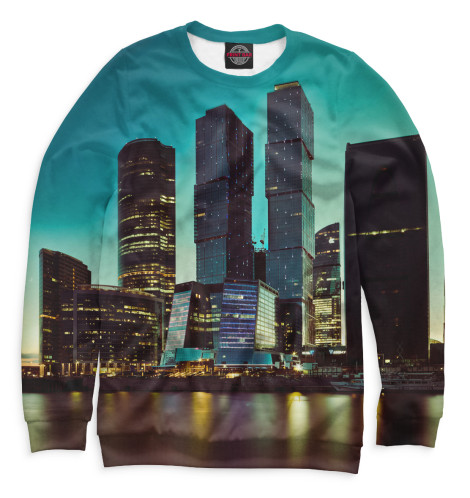 

Свитшоты Print Bar, Белый, Москва-Сити