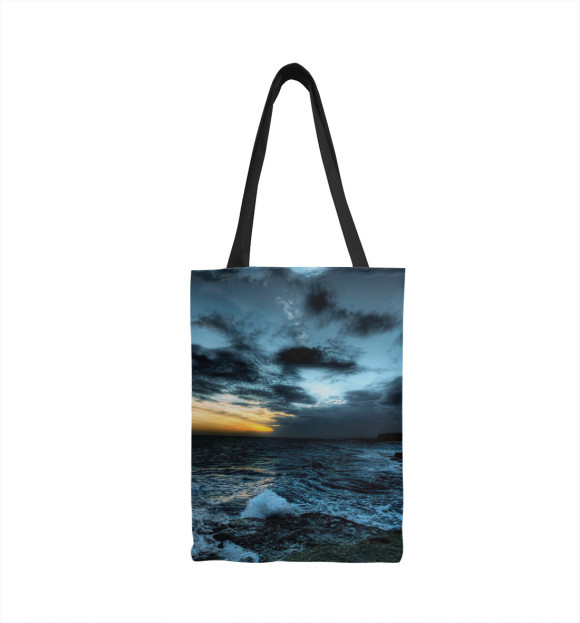 Сумка-шоппер с изображением Океан цвета 