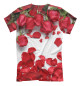 Мужская футболка Лепестки красных роз