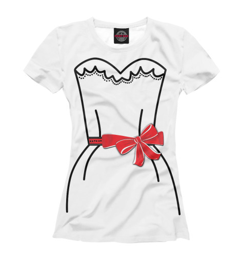 

Футболки Print Bar, Молочно-белый, Платье невесты