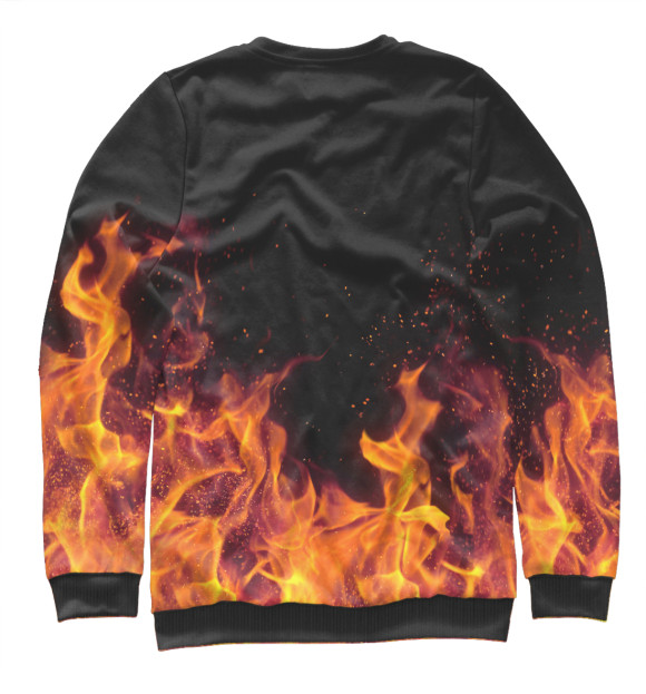 Свитшот для девочек с изображением Олег цвета Белый