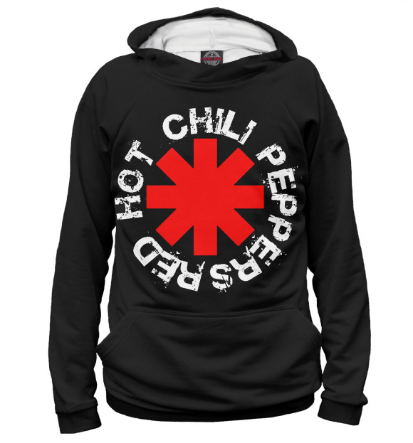 Женское худи с изображением Red Hot Chili Peppers цвета Белый