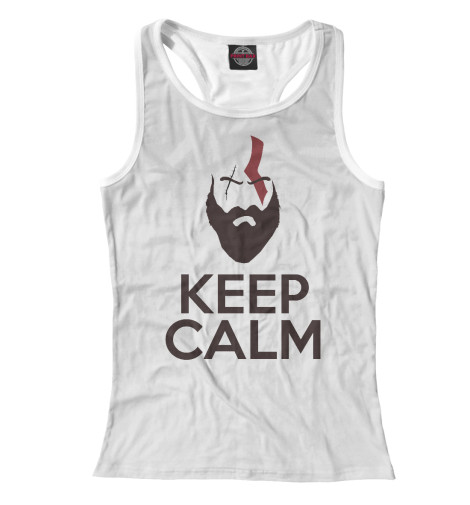 

Майки борцовки Print Bar, Белый, Keep Calm and Kill God's