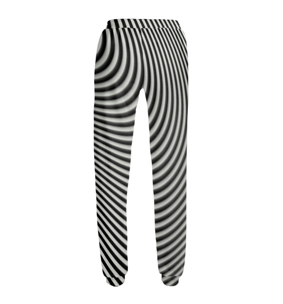 Женские спортивные штаны с изображением Зеброид цвета Белый