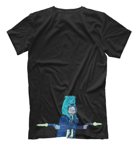 

Футболки Print Bar, Черный, Джон Уик