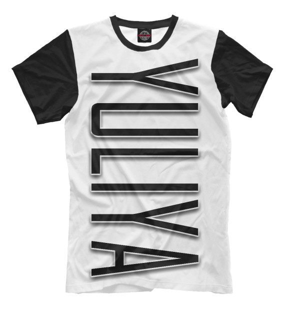 Мужская футболка с изображением Yuliya-black цвета Молочно-белый