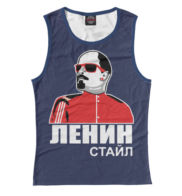 Майка для девочки с изображением Ленин стайл цвета Белый