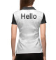 Женское поло Hello from Newcomers