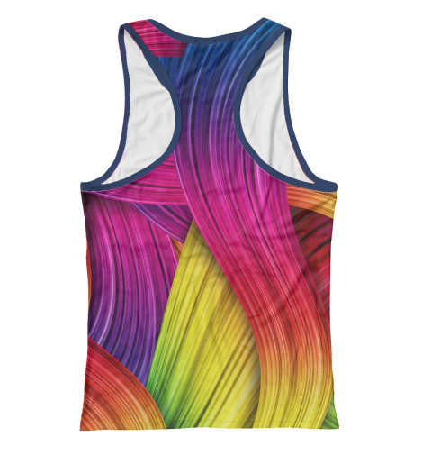 

Майки борцовки Print Bar, Белый, Линии краски