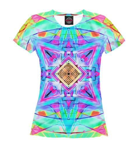 

Футболки Print Bar, Белый, Mandala Digital Nu Dop * color 2
