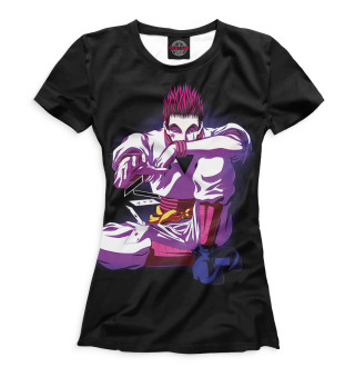 Женская футболка Hunter x Hunter черный фон
