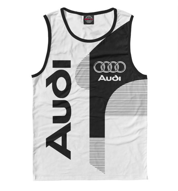 Майка для мальчика с изображением Audi цвета Белый