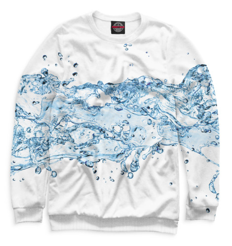 

Свитшоты Print Bar, Белый, Вода