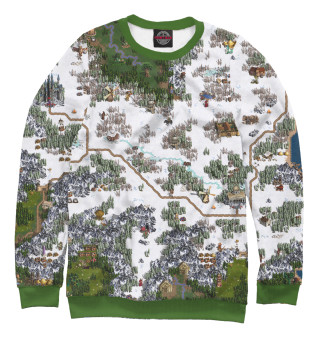 Женский свитшот Heroes of might and magic lll