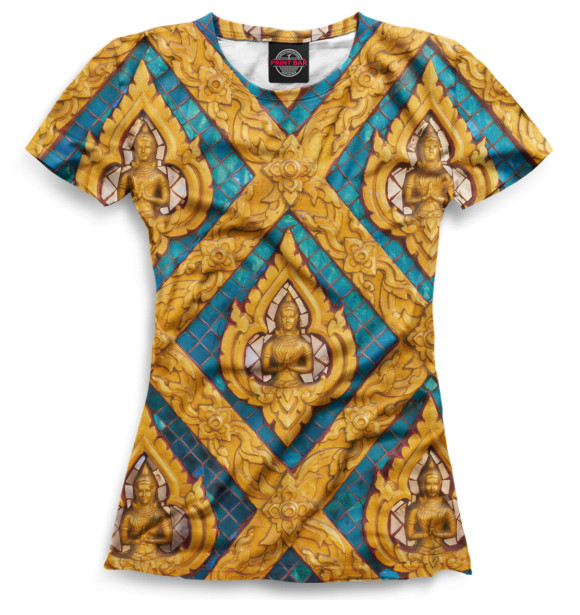 Футболка для девочек с изображением Psychedelic цвета Белый