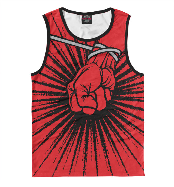 Мужская майка с изображением St.Anger цвета Белый