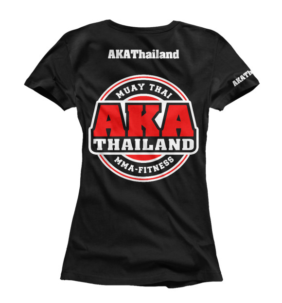 Женская футболка с изображением АКА Тайланд цвета Белый