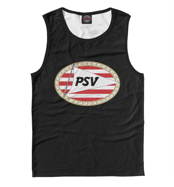 Майка для мальчика с изображением PSV цвета Белый
