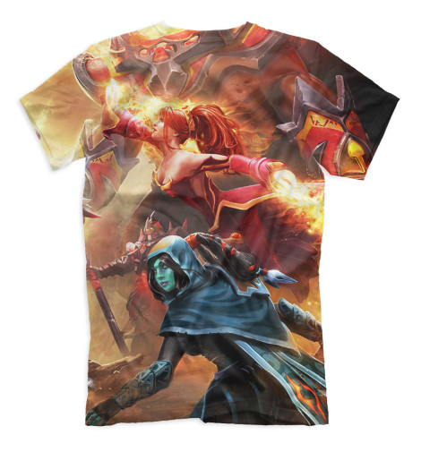 

Футболки Print Bar, Молочно-белый, Dota 2