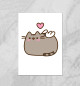 Плакат love pusheen