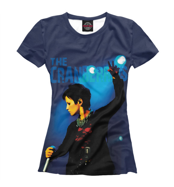 Футболка для девочек с изображением The Cranberries цвета Белый
