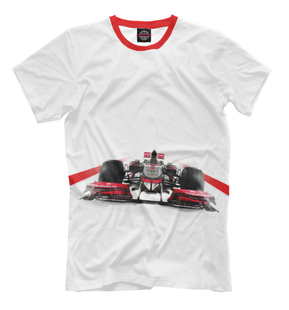 Мужская футболка с изображением McLaren цвета Молочно-белый