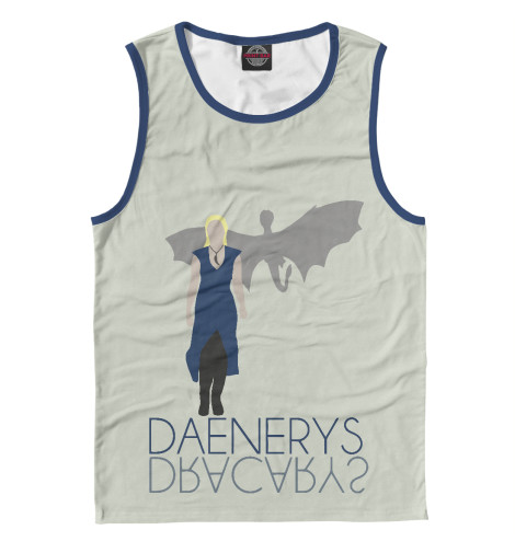 

Майки Print Bar, Белый, Daenerys