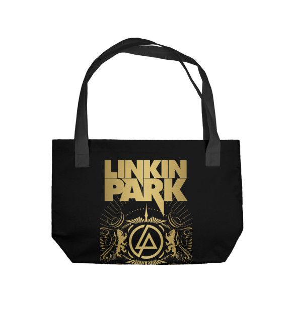 Пляжная сумка с изображением Linkin Park цвета 