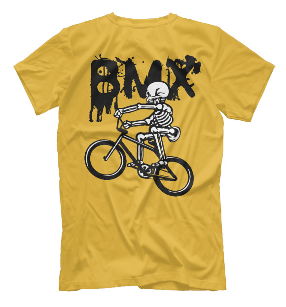 Футболка для мальчиков с изображением BMX цвета Белый