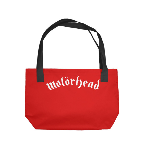 Пляжная сумка с изображением Motorhead цвета 