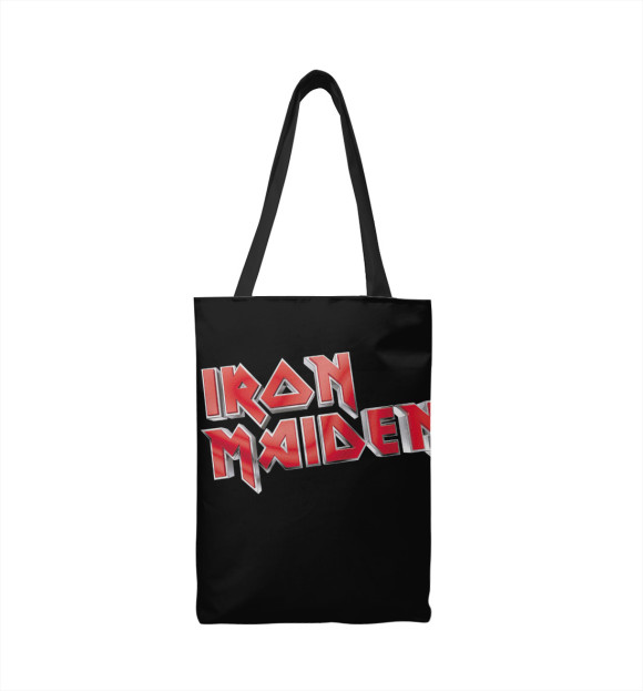 Сумка-шоппер с изображением Iron Maiden цвета 