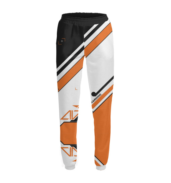 Женские спортивные штаны с изображением Asiimov цвета Белый