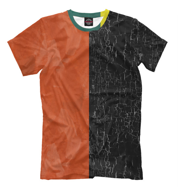 Мужская футболка с изображением Атлет Малевича цвета Светло-коричневый