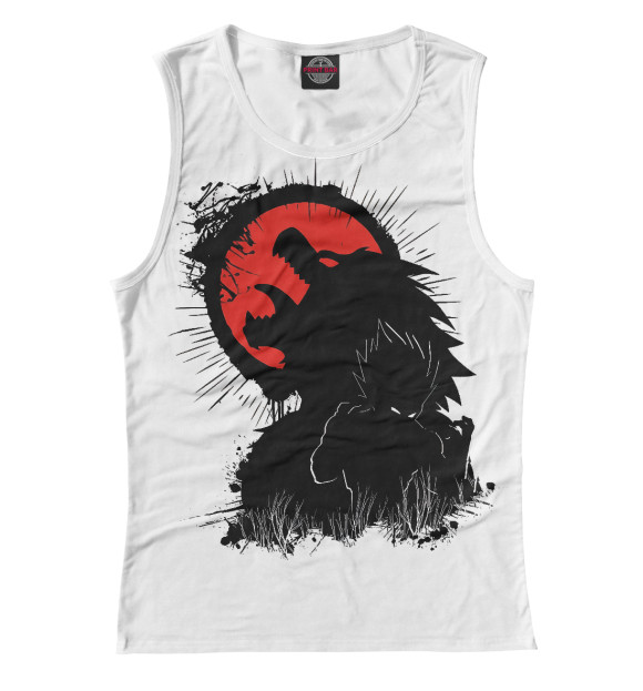 Майка для девочки с изображением Dragon Ball цвета Белый