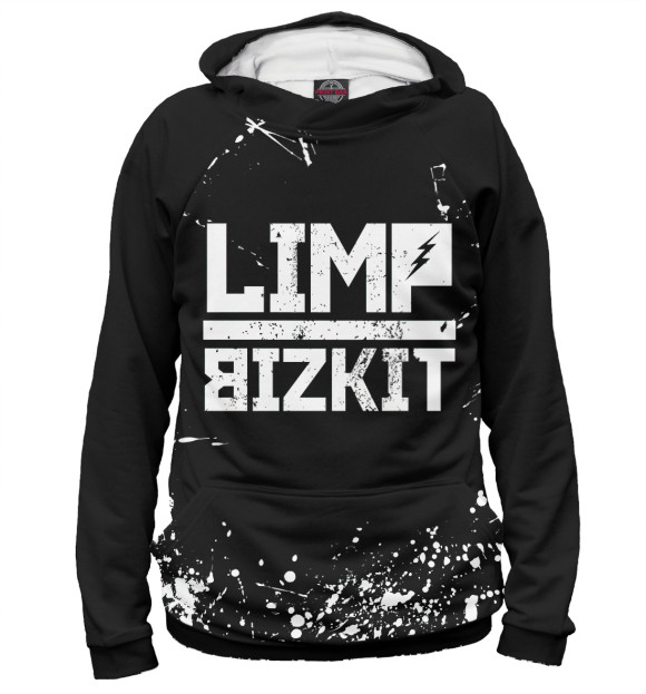 Женское худи с изображением Limp Bizkit цвета Белый