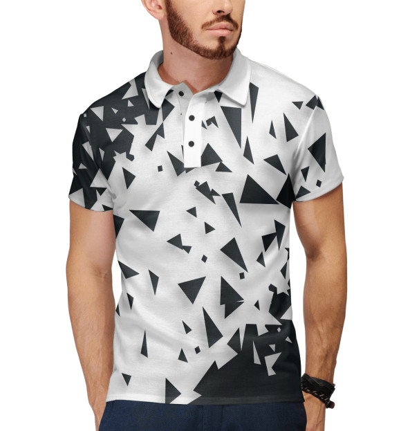 Мужское поло с притом Bord цвета Белый Мужское поло с изображением Bord цвета Белый