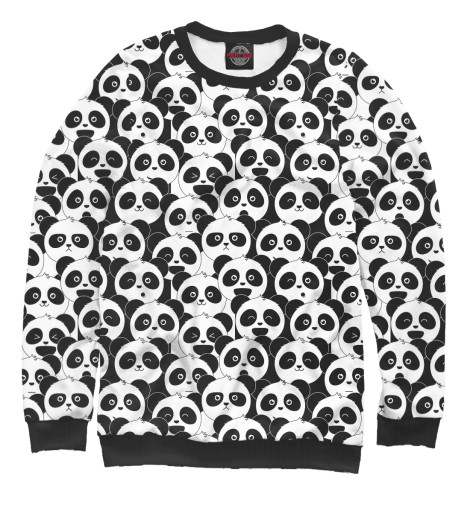 

Свитшоты Print Bar, Белый, Панды